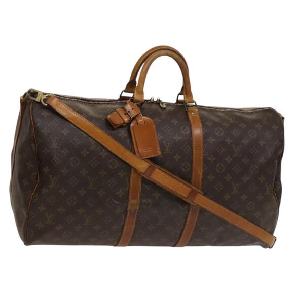 LOUIS VUITTON Monogram Keepall Bandouliere 55 Boston Bag M41414 - Picture 1 of 16